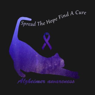 Alzheimer Awareness Spread The Hope Find A Cure Gift T-Shirt