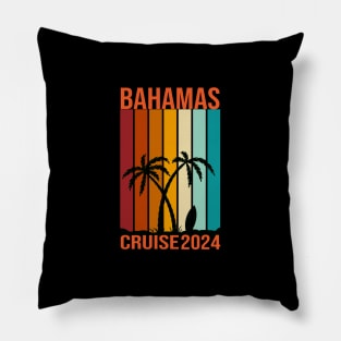 Bahamas Cruise 2024 Family Cruising Pillow