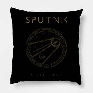 Sputnik 1 CCCP Soviet Union Satellite Pillow