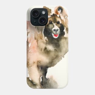 Belgian Malinoi Watercolor Painting - Dog Lover Gifts Phone Case