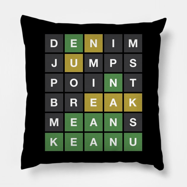 Wordle Reeves Pillow by 12&24