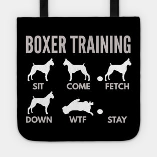 Boxer Training Boxer Dog Tricks Tote