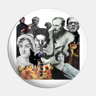Classics Unbound: Fashion Meets Literary Fusion Pin
