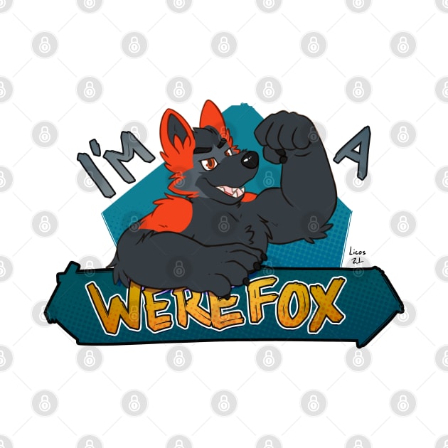 I'm a werefox, black by licographics