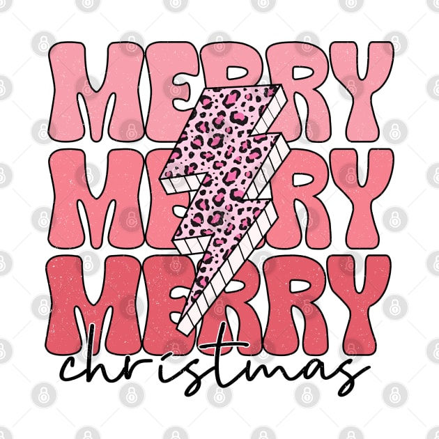 Merry Christmas Pink by Velvet Love Design 