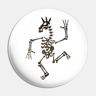 Skeleton Unicorn Dance 2 Pin