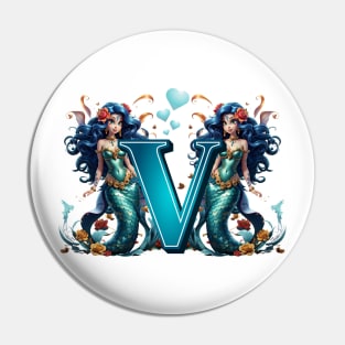 Mermaid Alphabet The Letter V Pin