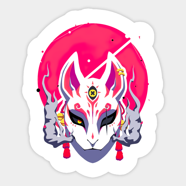 Kitsune Sticker