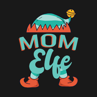 mom elf family matching christmas T-Shirt