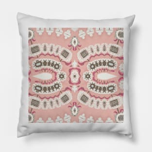 Geometric jewel geometric pattern//Hand drawn geometric boho style Pillow