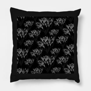 Black King Protea Pillow