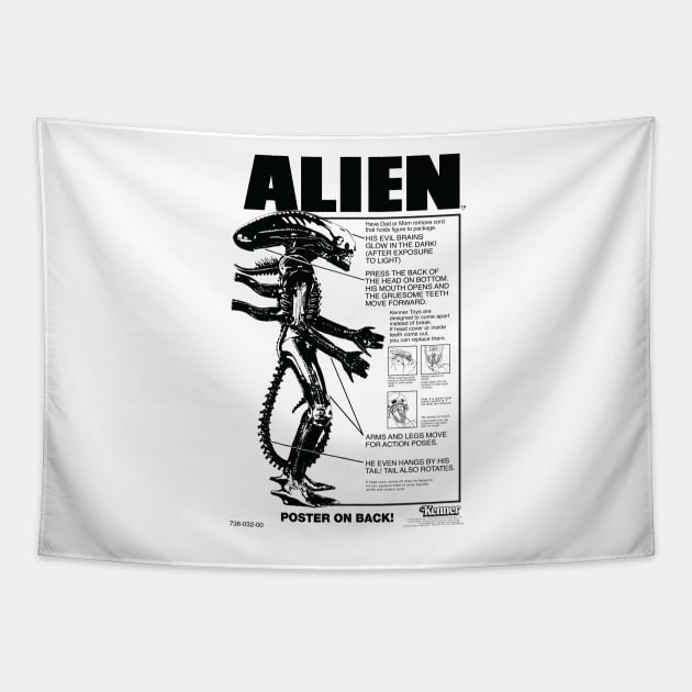 ALIEN Instructions Tapestry by Chewbaccadoll