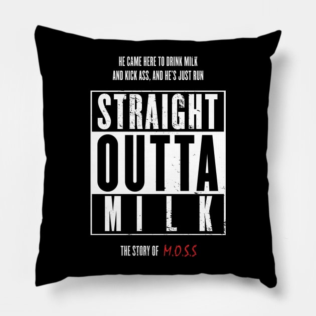 Straight Outta Milk Pillow by SergioDoe