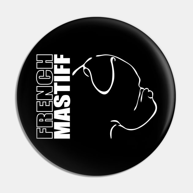 French Mastiff profile dog lover Pin by wilsigns