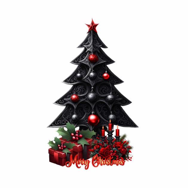 Wonderful gothic christmas tree by Nicky2342