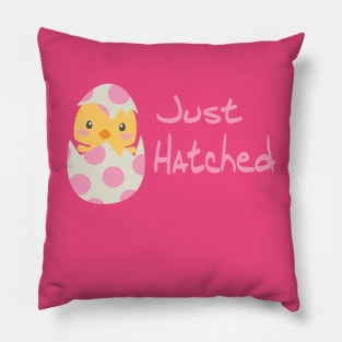 Just Hatched - Easter for New Baby Pillow