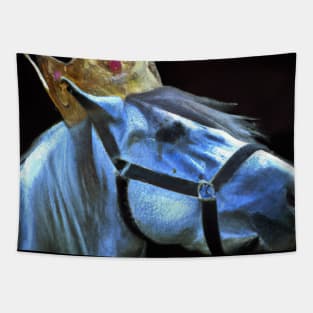 Horse with Crown Tapestry