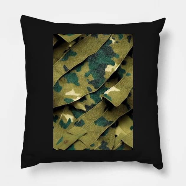 Camouflage Army Pattern, a perfect gift for all soldiers, asg and paintball fans and everyday use! #14 Pillow by Endless-Designs