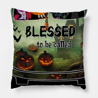 Blessed To Be Called Mom Halloween Pillow