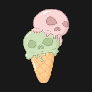 Skull ice cream T-Shirt