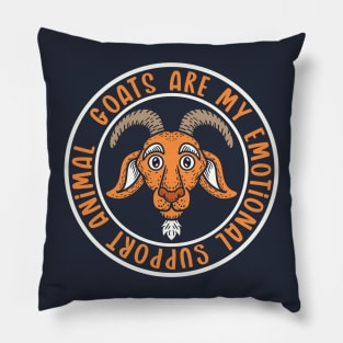 Emotional Support Goat Pillow