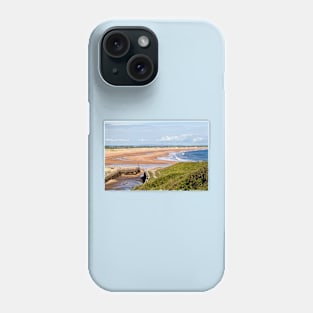 Northumbrian beach scene Phone Case