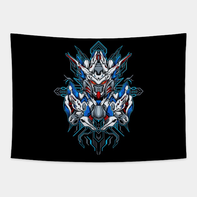 Exia - X Tapestry by JagatKreasi