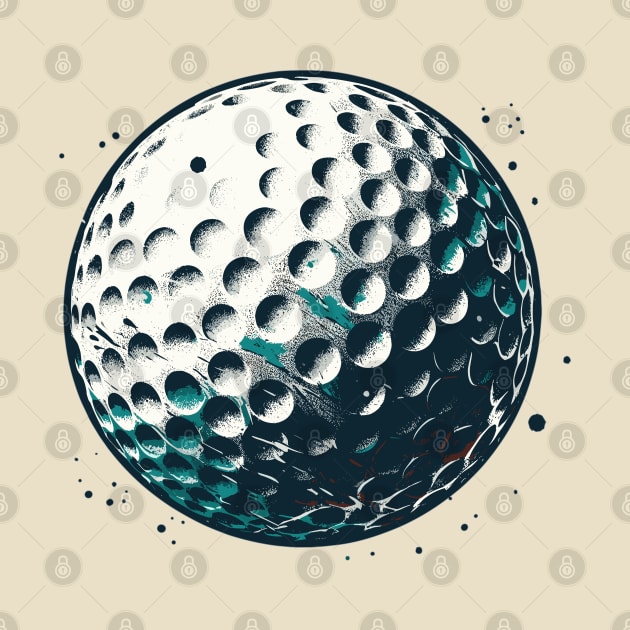 Golf Ball by Vehicles-Art