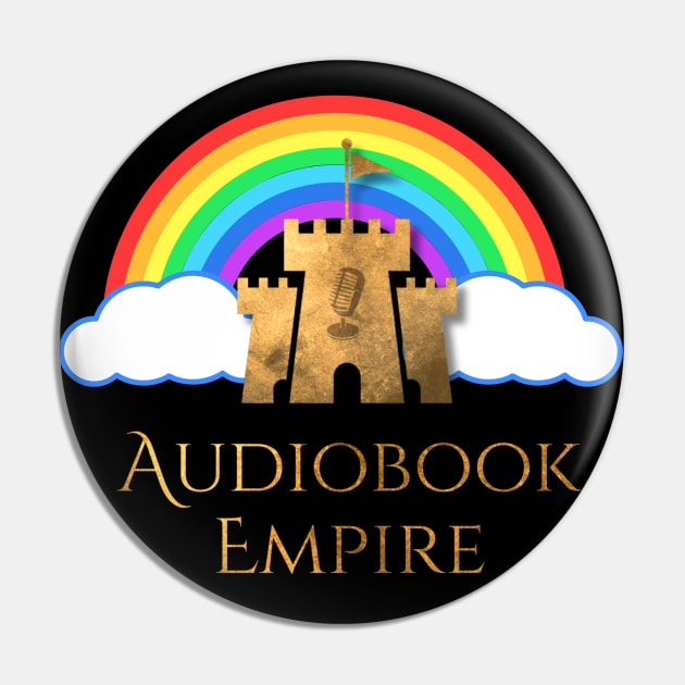 Audiobook Empire Pride Logo Pin by Audiobook Empire