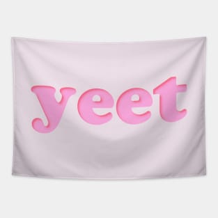 yeet (pink) Tapestry