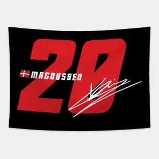 Kevin Magnussen 20 Signature Number Tapestry