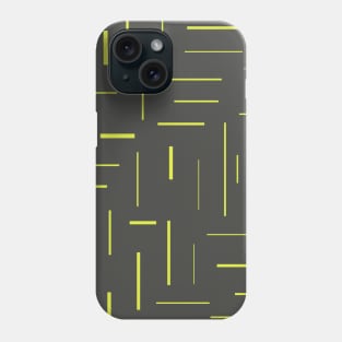 yellow lines Phone Case