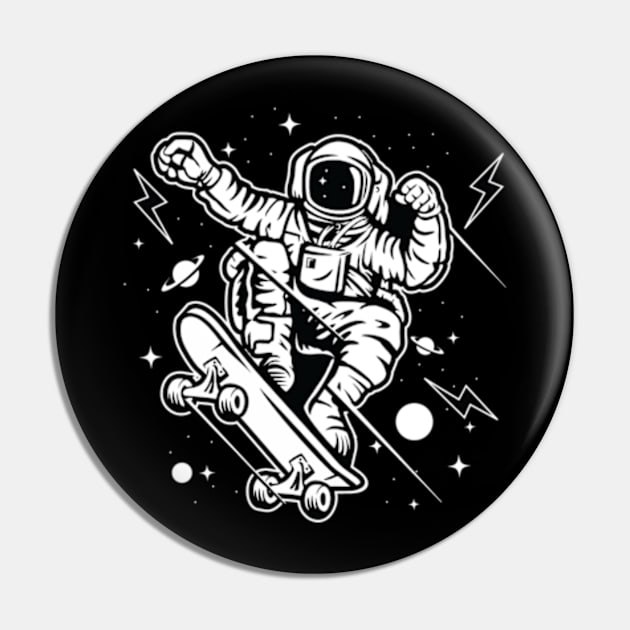 Space skater Pin by Eoli Studio