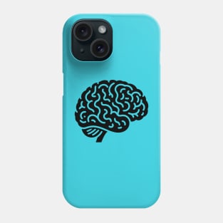 Brain Silhouette Phone Case