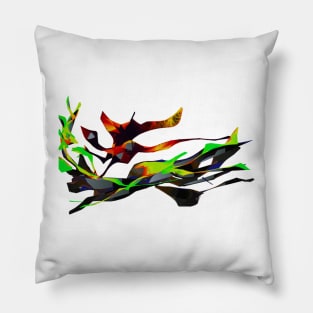 Winged Lizard Pillow