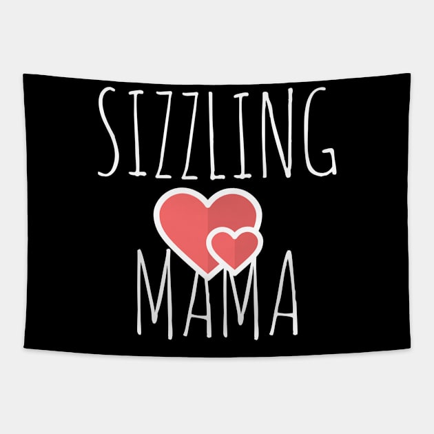 I love this 'Sizzling Mama t-shirt!' Tapestry by Valdesigns