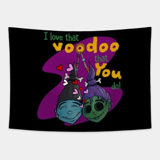 I Love That Voodoo That You Do - Funny Valentine Tapestry