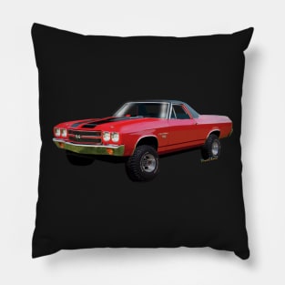 1970 the 3rd Generation Chevy El Camino Pillow