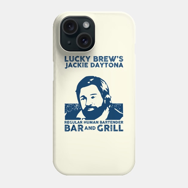 Jackie Daytona - Regular Human Bartender Phone Case by selfparno