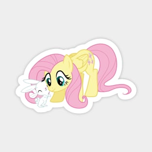 Angel nuzzling Fluttershy Magnet