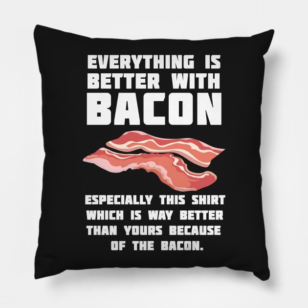 Bacon Lover. Pillow by NineBlack