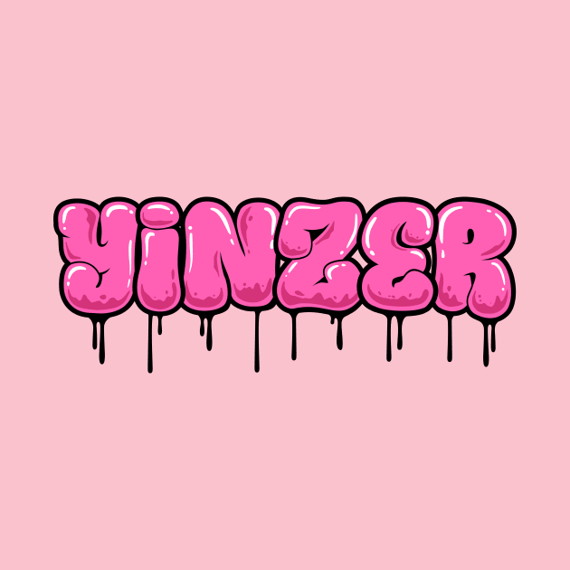 YINZER GRAFFITI (PINK) by OldSkoolDesign