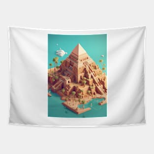 Island Pyramid Tapestry