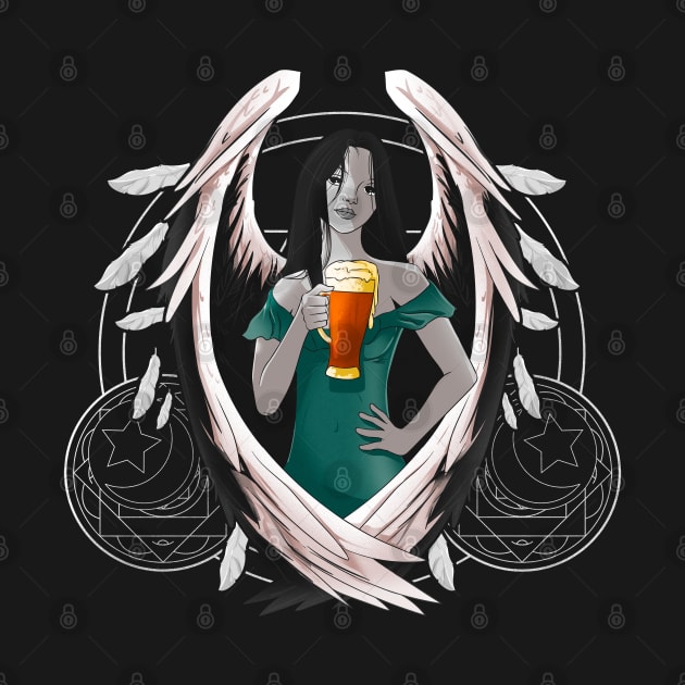 Guardian Angel | Funny Beer Lovers Gifts Brewing Craft Beer by Proficient Tees