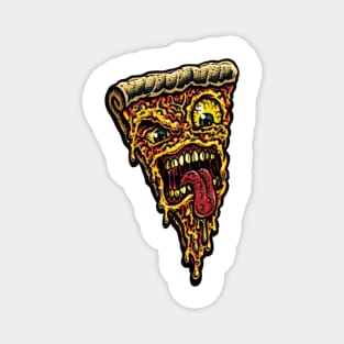 Angry Pizza Slice Magnet