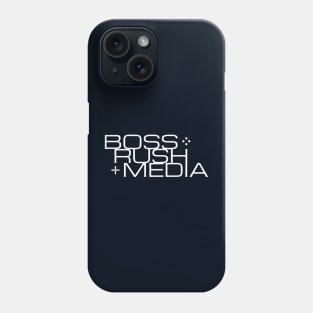 Boss Rush Media Logo Word White Phone Case