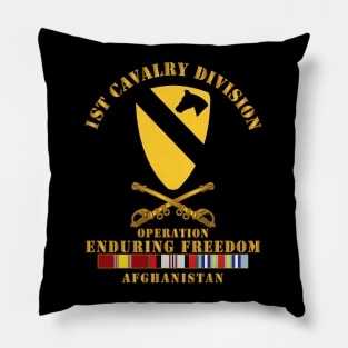 1st Cavalry Division - OEF w Cav Br SVC Pillow