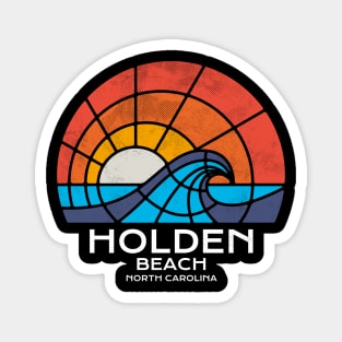 Holden Beach, NC Stained Glass Memories Magnet