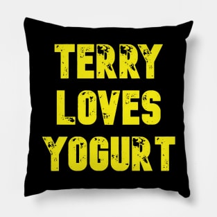 Terry Loves Yogurt Pillow