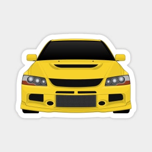 Evo IX Yellow Magnet